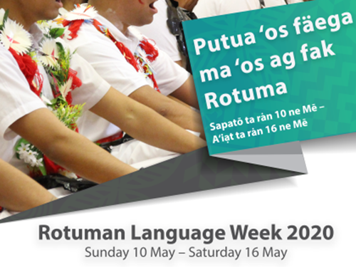 Rotuma language poster 2020